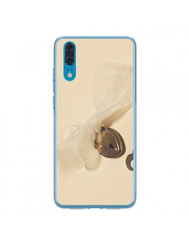 Coque Huawei P20 Key to my heart Clef Amour - Irene Sneddon
