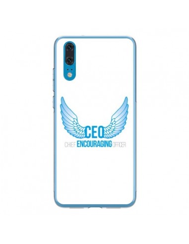 Coque Huawei P20 CEO Chief Encouraging Officer Bleu - Shop Gasoline