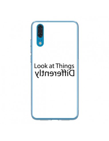 Coque Huawei P20 Look at Different Things Black - Shop Gasoline