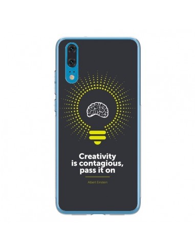 Coque Huawei P20 Creativity is contagious, Einstein - Shop Gasoline