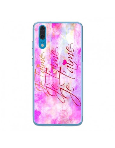 Coque Huawei P20 Je t'aime I Love You - Ebi Emporium