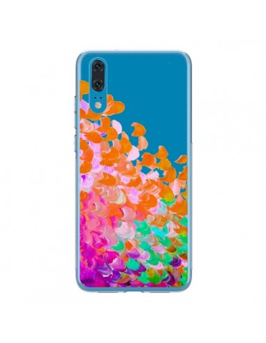 Coque Huawei P20 Creation in Color Orange Transparente - Ebi Emporium