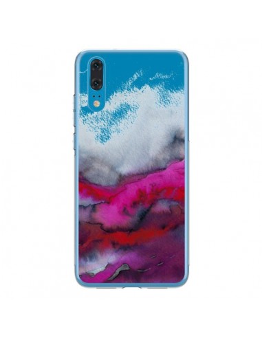 Coque Huawei P20 Winter Waves Vagues Hiver Transparente - Ebi Emporium