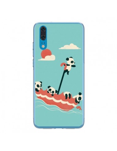 Coque Huawei P20 Parapluie Flottant Panda - Jay Fleck