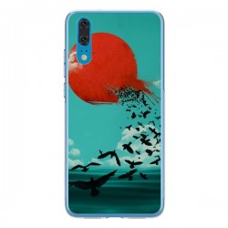 Coque Huawei P20 Soleil Oiseaux Mer - Jay Fleck