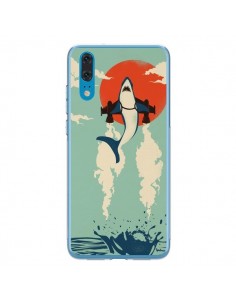 Coque Huawei P20 Requin Avion Volant - Jay Fleck
