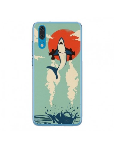 Coque Huawei P20 Requin Avion Volant - Jay Fleck