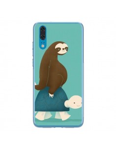 Coque Huawei P20 Tortue Taxi Singe Slow Ride - Jay Fleck