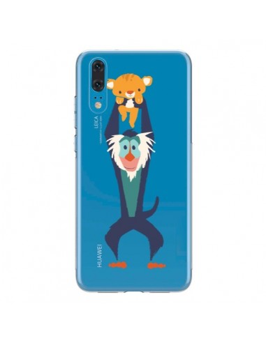 Coque Huawei P20 Futur Roi Lion King Rafiki Transparente - Jay Fleck