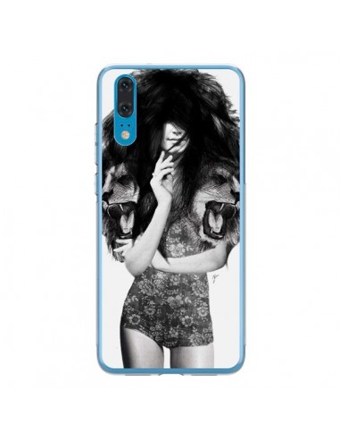 Coque Huawei P20 Femme Lion - Jenny Liz Rome