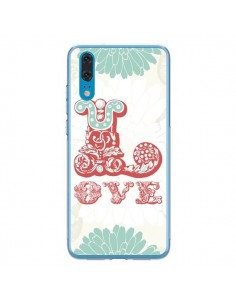 Coque Huawei P20 Love Fleurs Flourish - Javier Martinez