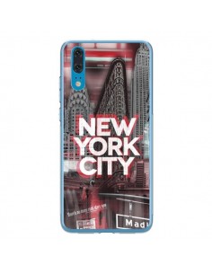 Coque Huawei P20 New York City Rouge - Javier Martinez