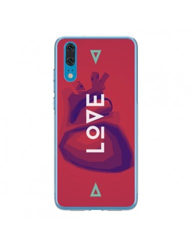 Coque Huawei P20 Love Coeur Triangle Amour - Javier Martinez