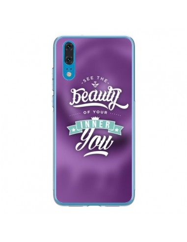 Coque Huawei P20 Beauty Violet - Javier Martinez