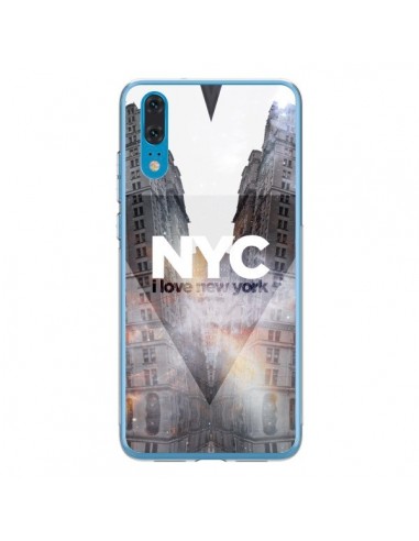 Coque Huawei P20 I Love New York City Orange - Javier Martinez