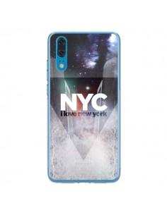 Coque Huawei P20 I Love New York City Bleu - Javier Martinez