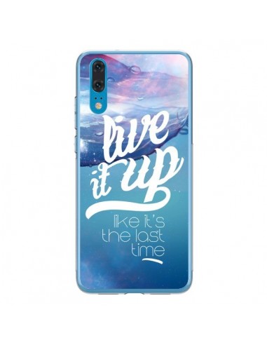 Coque Huawei P20 Last Time Bleu - Javier Martinez