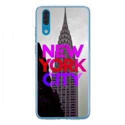 Coque Huawei P20 New York City Rose Rouge - Javier Martinez