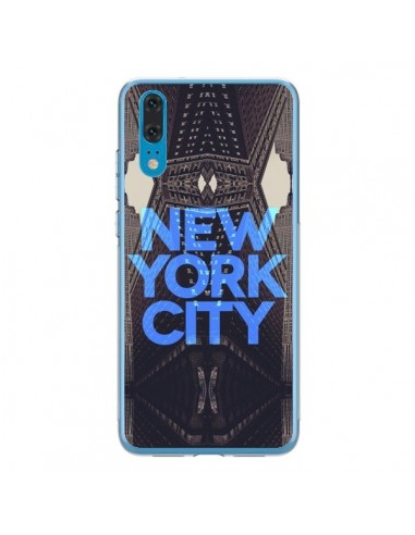 Coque Huawei P20 New York City Bleu - Javier Martinez