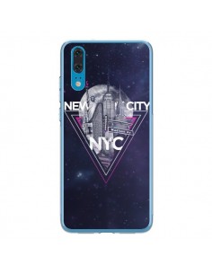 Coque Huawei P20 New York City Triangle Rose - Javier...