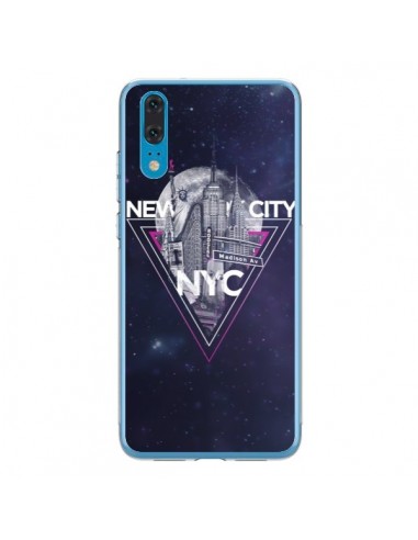 Coque Huawei P20 New York City Triangle Rose - Javier Martinez