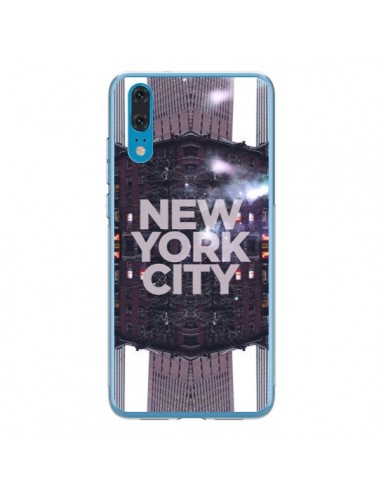 Coque Huawei P20 New York City Violet - Javier Martinez