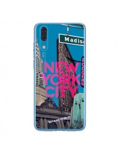 Coque Huawei P20 New Yorck City NYC Transparente - Javier...