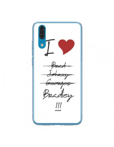 Coque Huawei P20 I love Bradley Coeur Amour - Julien Martinez