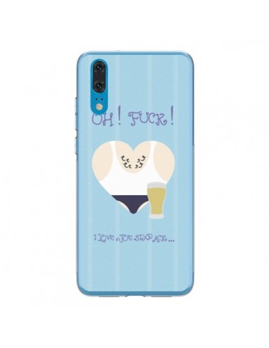 Coque Huawei P20 Homme Man Fuck Love Coeur Amour - Julien Martinez