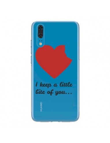Coque Huawei P20 I keep a little bite of you Love Heart Amour Transparente - Julien Martinez