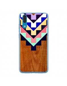 Coque Huawei P20 Wooden Tribal Bois Azteque Aztec Tribal...