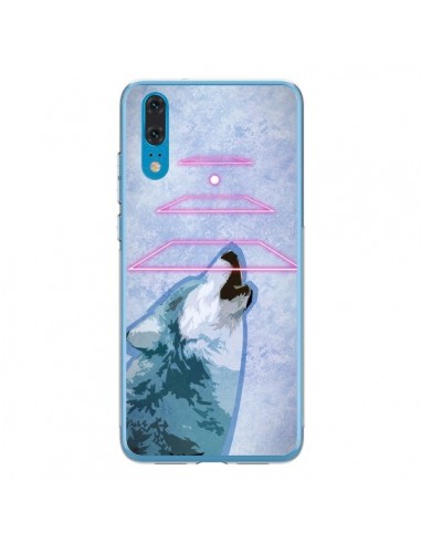 Coque Huawei P20 Loup Wolf Spirit - Jonathan Perez