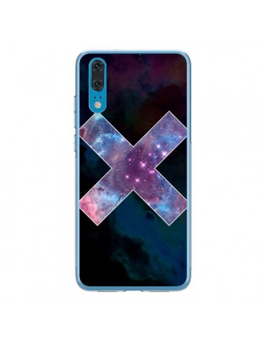 Coque Huawei P20 Nebula Cross Croix Galaxie - Jonathan Perez