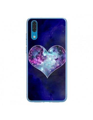 Coque Huawei P20 Nebula Heart Coeur Galaxie - Jonathan Perez