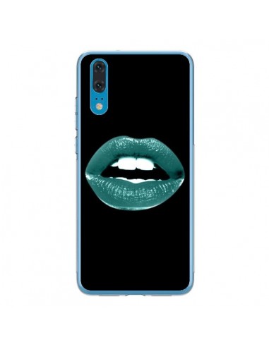 Coque Huawei P20 Lèvres Bleues - Jonathan Perez