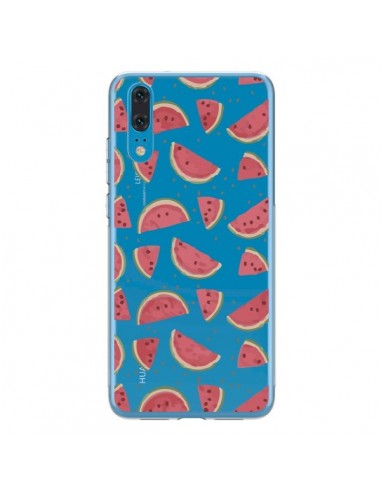 Coque Huawei P20 Pasteques Watermelon Fruit Transparente - Dricia Do