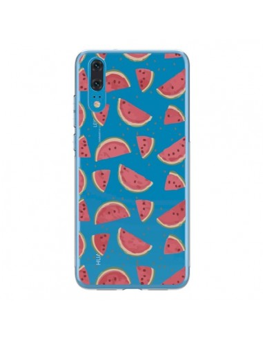 Coque Huawei P20 Pasteques Watermelon Fruit Transparente - Dricia Do