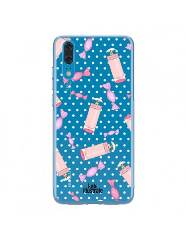 Coque Huawei P20 Candy Bonbons Transparente - kateillustrate