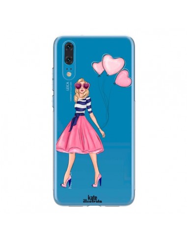 Coque Huawei P20 Legally Blonde Love Transparente - kateillustrate