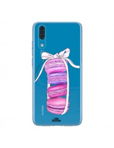 Coque Huawei P20 Macarons Pink Purple Rose Violet...