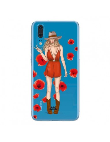 Coque Huawei P20 Young Wild and Free Coachella Transparente - kateillustrate