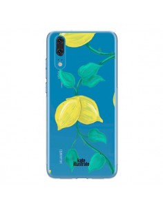 Coque Huawei P20 Lemons Citrons Transparente -...