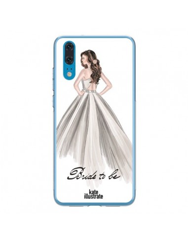 Coque Huawei P20 Bride To Be Mariée Mariage - kateillustrate