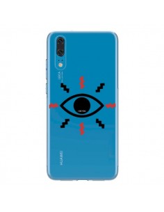 Coque Huawei P20 Eye I See You Oeil Transparente -...