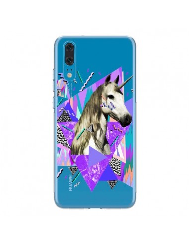 Coque Huawei P20 Licorne Unicorn Azteque Transparente - Kris Tate