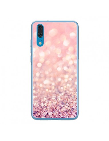 Coque Huawei P20 Paillettes Blush - Lisa Argyropoulos