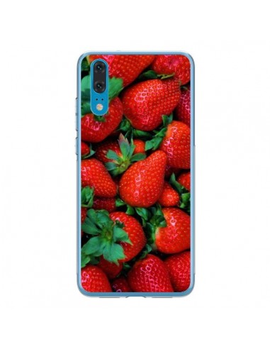 Coque Huawei P20 Fraise Strawberry Fruit - Laetitia
