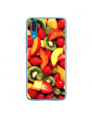 Coque Huawei P20 Fruit Kiwi Fraise - Laetitia