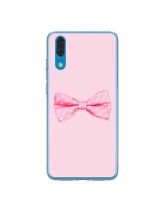 Coque Huawei P20 Noeud Papillon Rose Girly Bow Tie -...