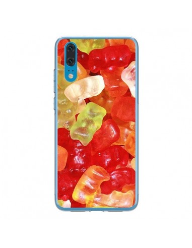 Coque Huawei P20 Bonbon Ourson Multicolore Candy - Laetitia